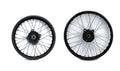 14" & 17" Pit Bike Dirt Wheels Rims Black Front & Rear SDG Pair 15mm Spindle