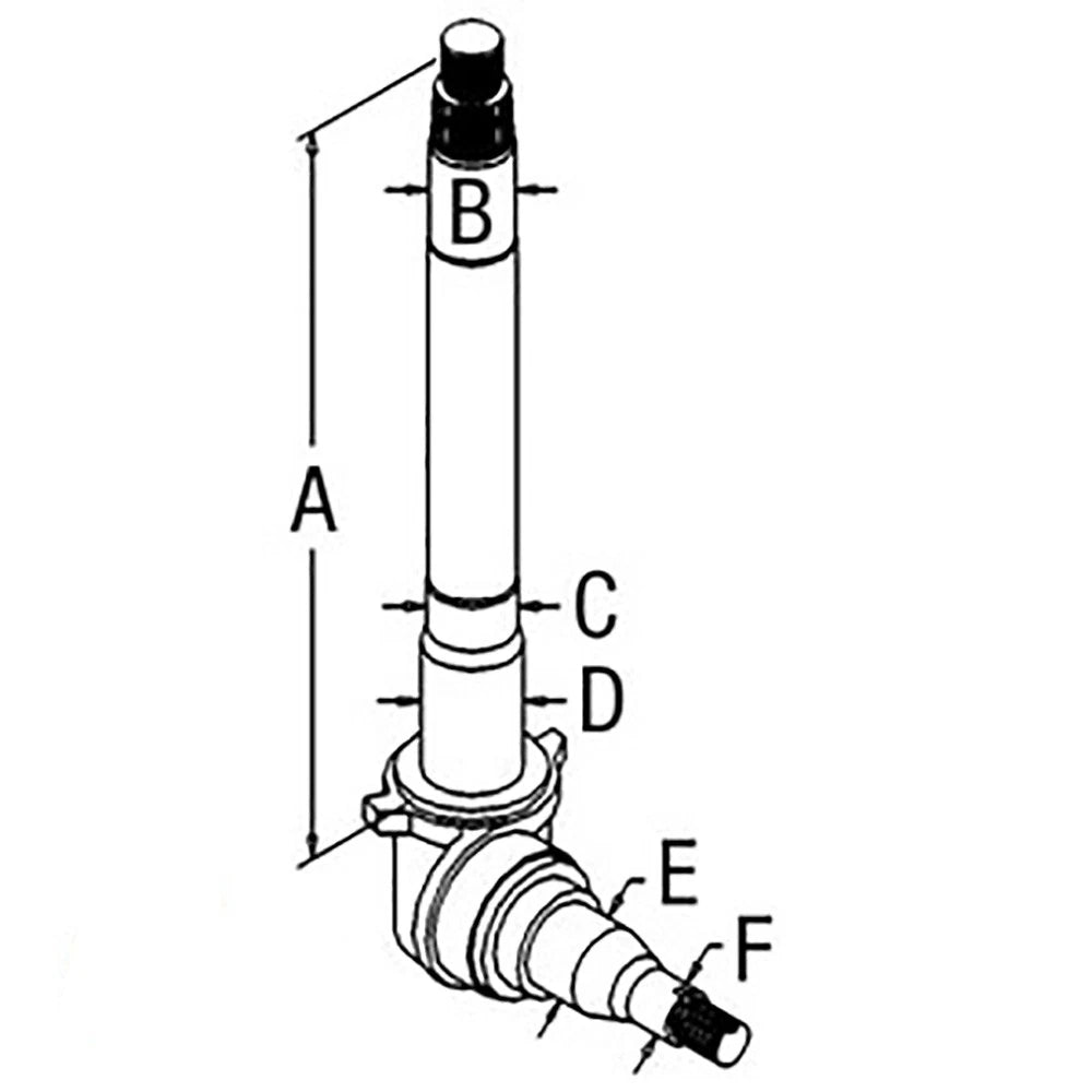 C9NN3106B Fits Ford Holland Tractor Left Hand Spindle 8000 9000