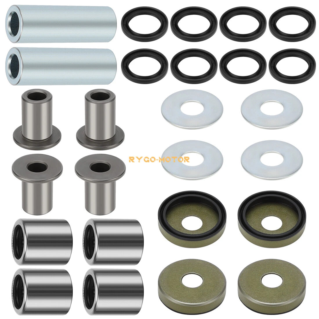 Front Upper & Lower A-Arm Bushing Seal Kits for Arctic CAT ATV 400 DVX 2004-2008
