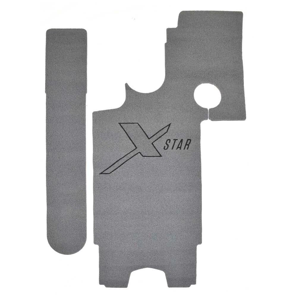 MasterCraft Boat Cockpit Mats 701043A - XStar Gray (set of 2)