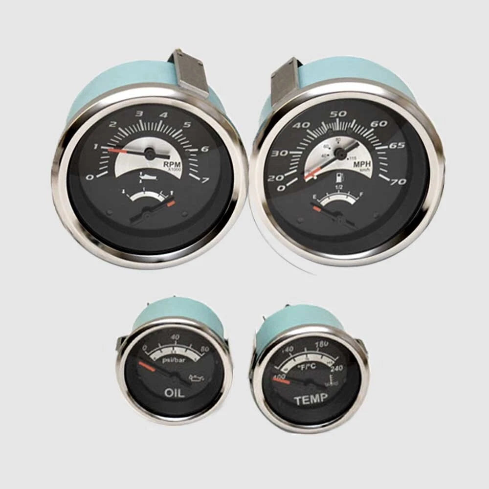 Teleflex Boat Gauge Set - Crownline Mercury I/O (set of 4)