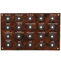 Larson Boat Breaker Panel - 350 Cabrio Dark Brown Woodgrain Plastic