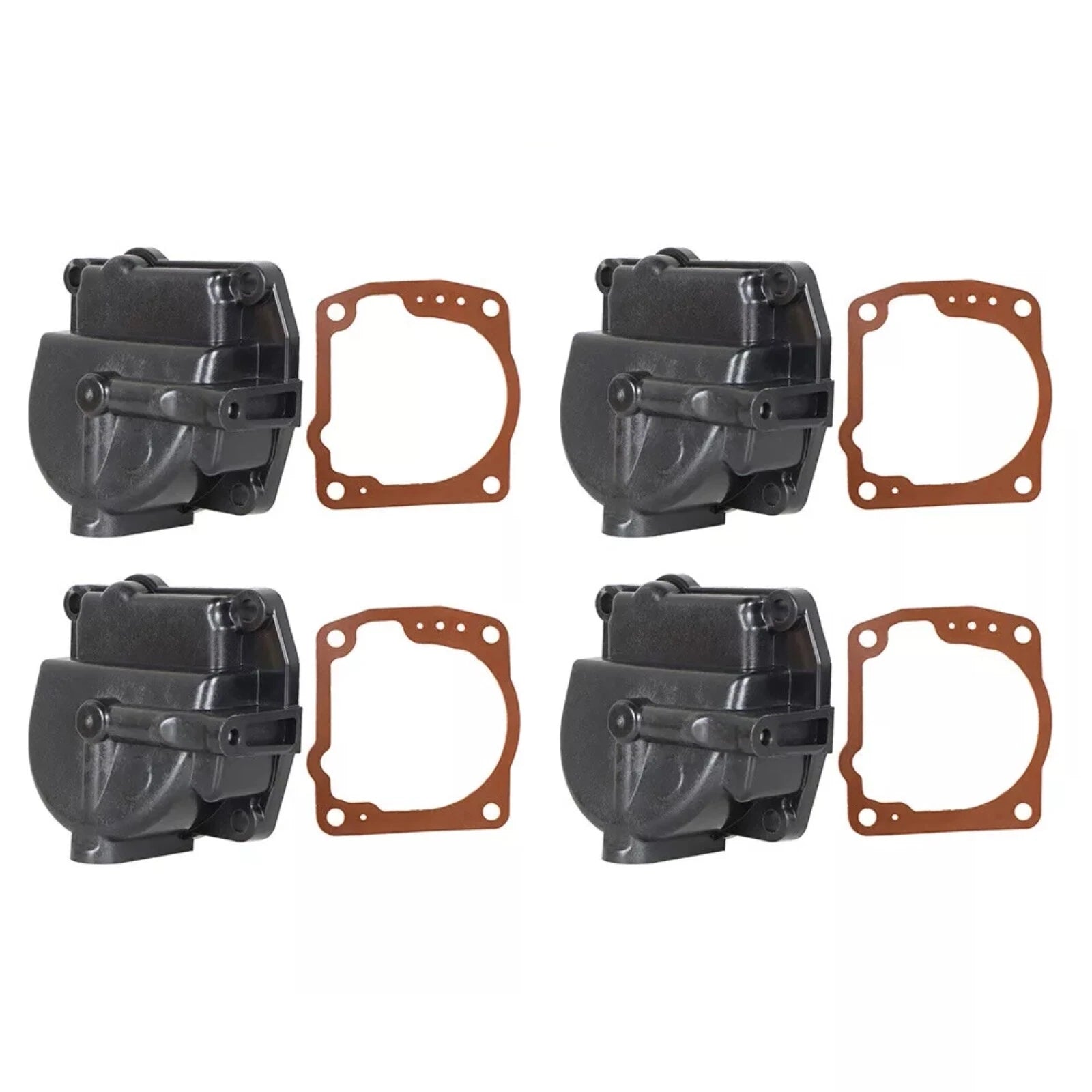 4Pcs Carb Bowl Float Chamber Assembly 433000 for Johnson Evinrude 90-175HP 1994&Up