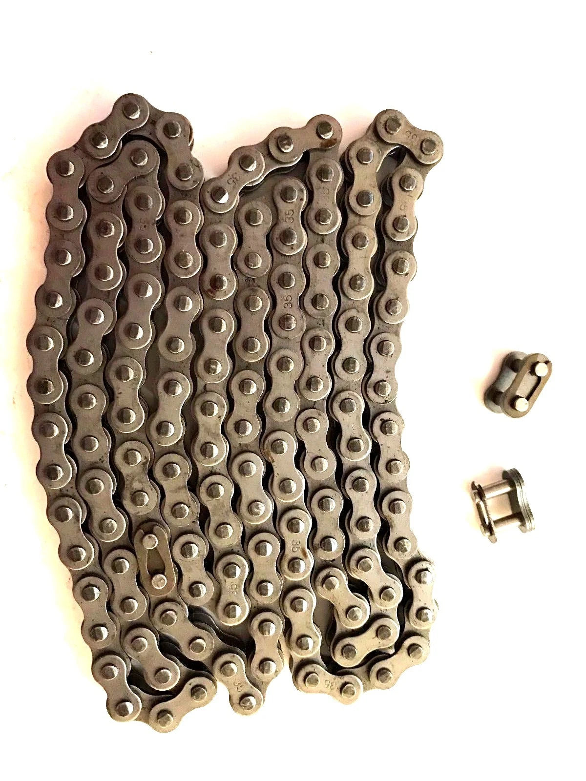 #35 CADENA DE TRANSMISIÓN DE RODILLOS DE 4 PIES PARA MINI BICICLETA GO KART ATV