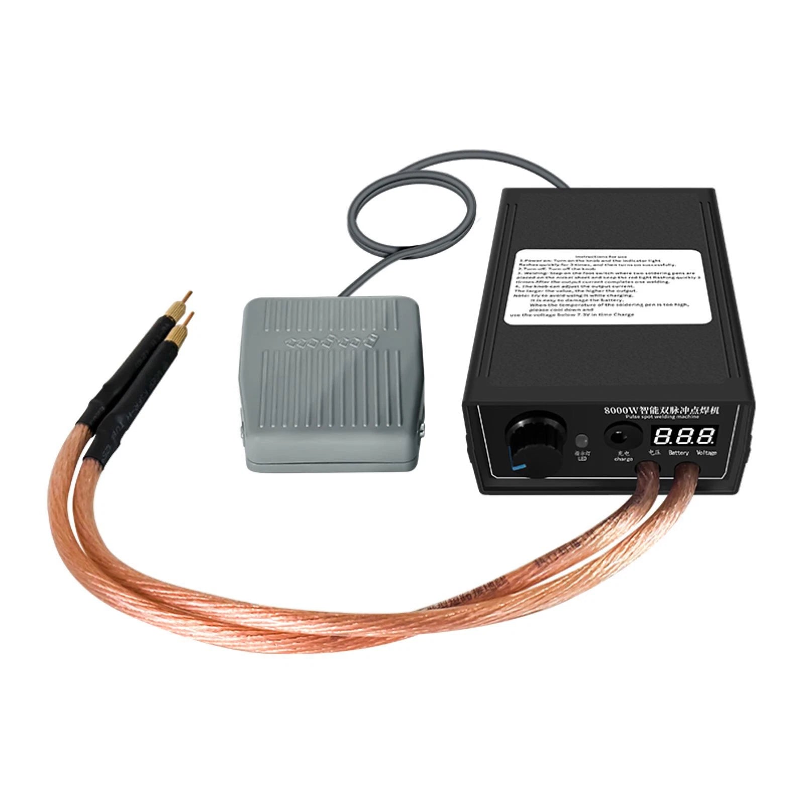8000W Mini Spot Welder Machine DIY Kit 18650 Battery Spot Welding Pen Tool