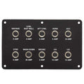 Crestliner Boat Push Button Breaker Panel 2336999 - 2100 Raptor Black