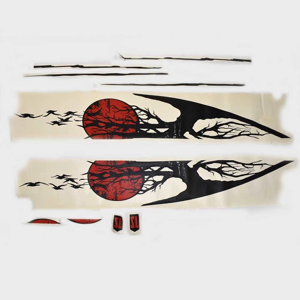 Four Winns Boat Tree Graphic Decal 055-3356 - SL222 Black (set of 10)