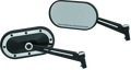 Kuryakyn Heavy Industry Mirrors Satin Black & Chrome for Harley-Davidso N