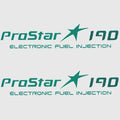 MasterCraft Boat Brand Decal 759912 - ProStar 190 Hemlock Green (pair)