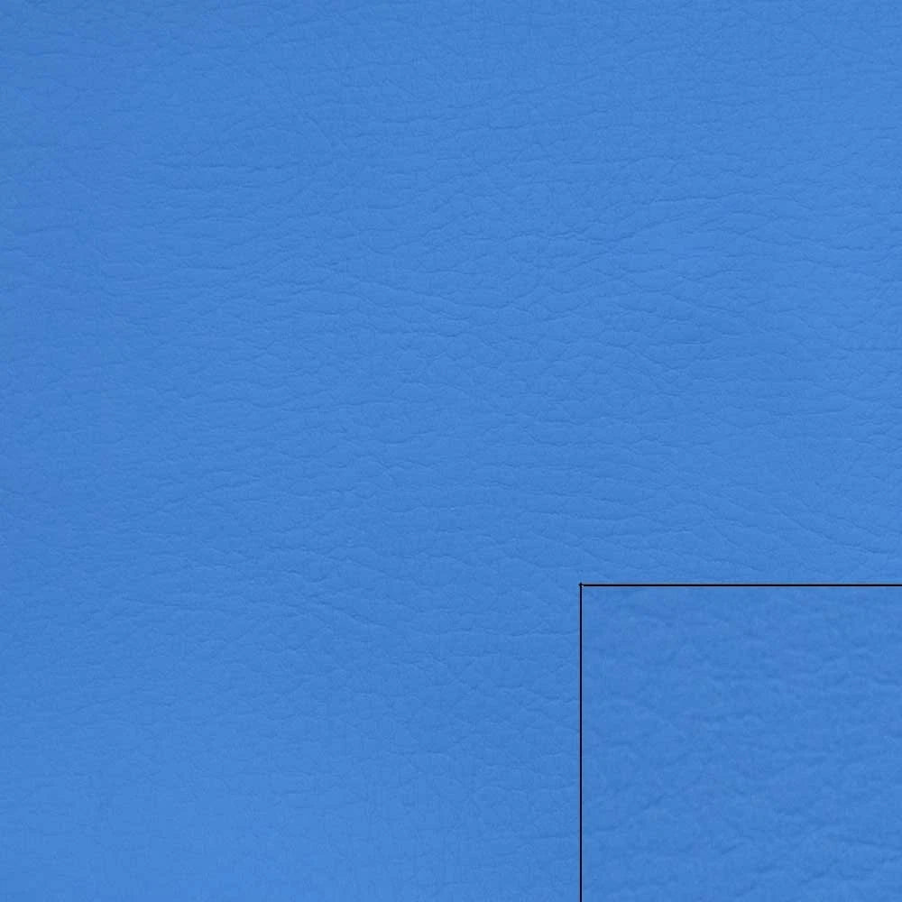 Boat Marine Auto RV Seat Vinyl - Steel Blue Knit Back Rinker (YD)