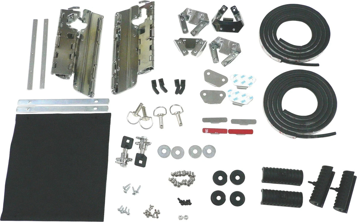 HARDDRIVE Saddlebag Latch Kit 93-13 for Harley Davidson Touring Models