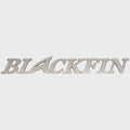 Blackfin Boat Raised Logo Decal - Polished Silver Sticker