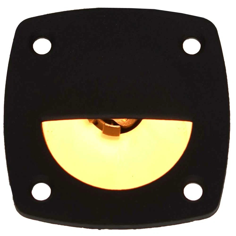 Chaparral Boat Courtesy Light - Flush Mount 1 3/4 Inch Black