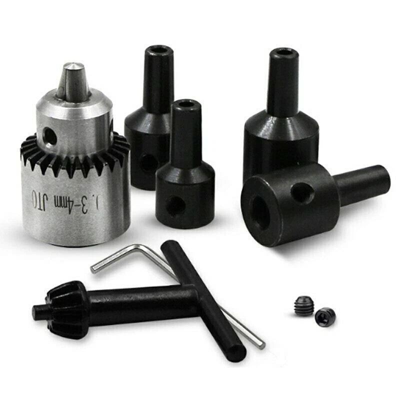 Drill Chucks Clamping 0.3mm-4mm JT0 Round Clamp Motor Shaft Connecting Rod
