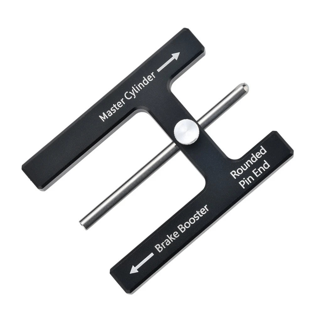 Brake Booster Adjustment Tool with Measuring Rod Lock and Adjustable Stop Screw