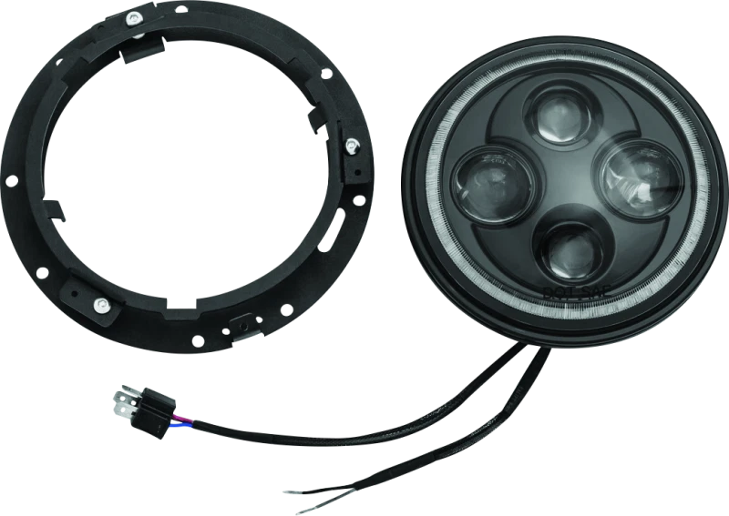 Kuryakyn Orbit Vision 7-inch LED Headlight for Harley Davidson 2008-2009