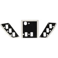 Larson Boat Blank Dash Panel 2262-1315 - Aluminum (set of 3)