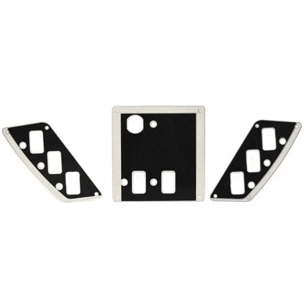 Larson Boat Blank Dash Panel 2262-1315 - Aluminum (set of 3)