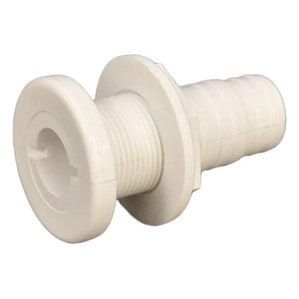 Doral Boat Thru Hull - 1 1/8 Inch White Plastic
