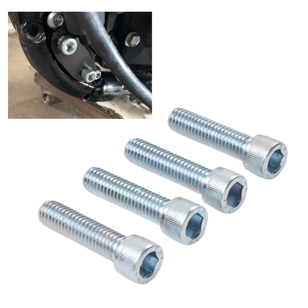Footpeg Passenger Bracket Bolt Screw 4PCS for Harley Sportster XL883 XL1200
