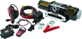QuadBoss Winch Kit - 50ft Synthetic Rope - 3.8HP - Hawse Fairlead - Wireless