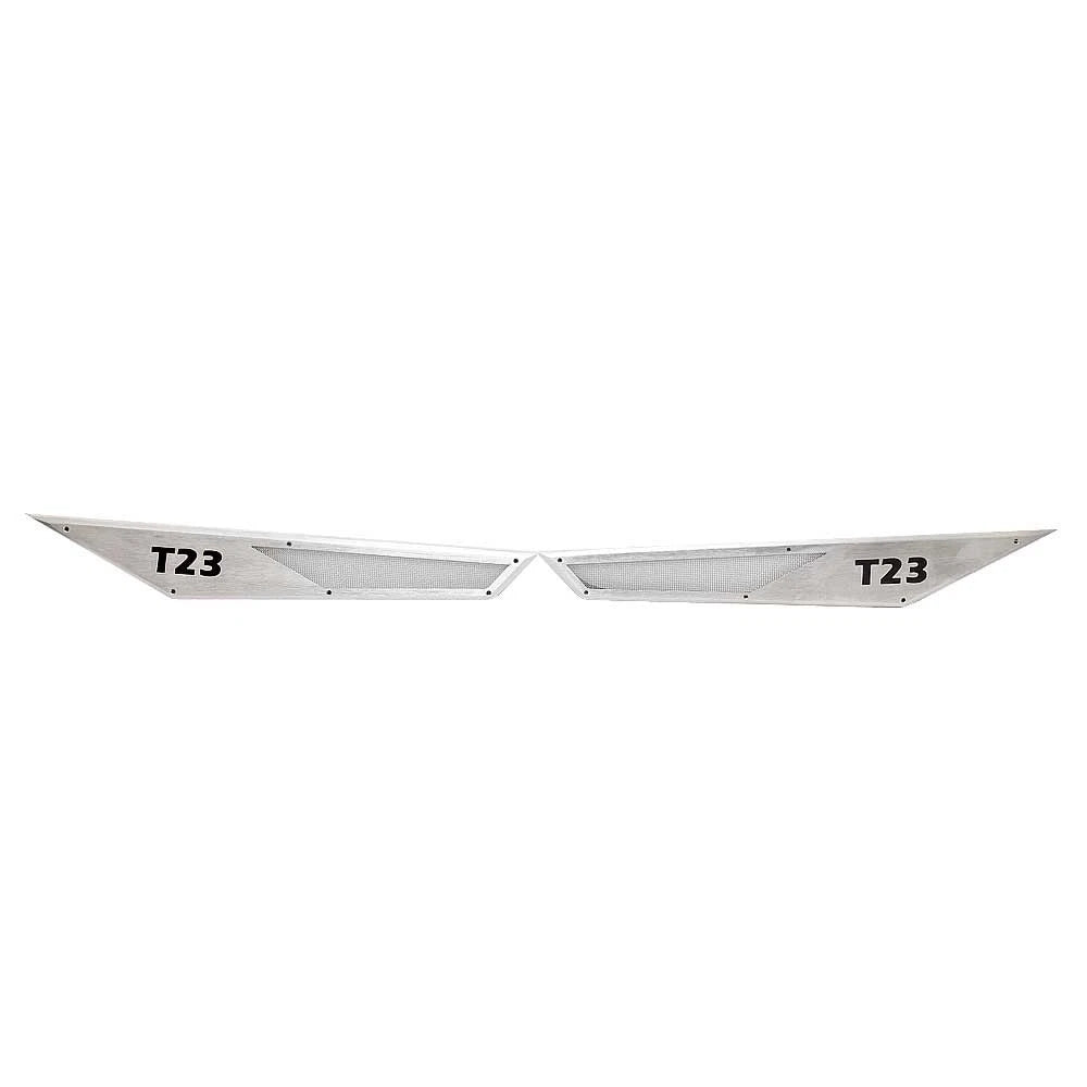 Axis Boat Stern Vent Grille 3328089.1 - 3328090.1 - T23 Aluminum (2PC)