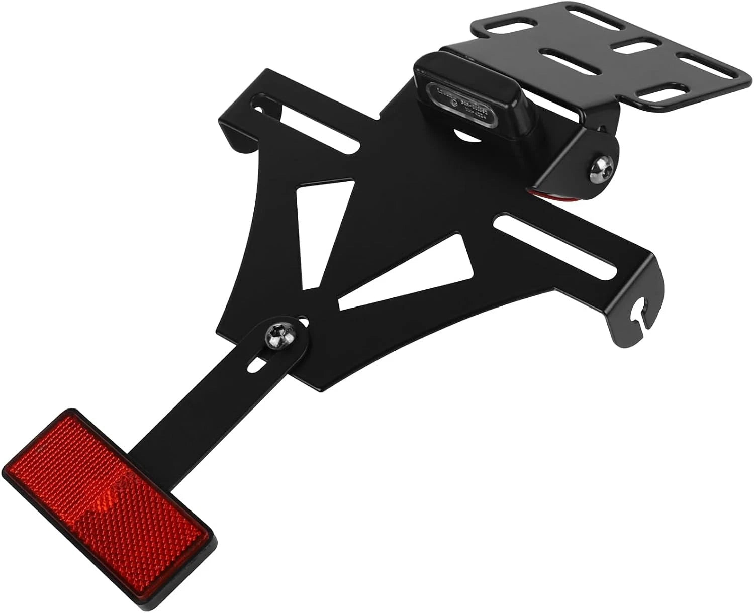 Universal Motorcycle Adjustable Angle License Number Plate Frame Holder Bracket