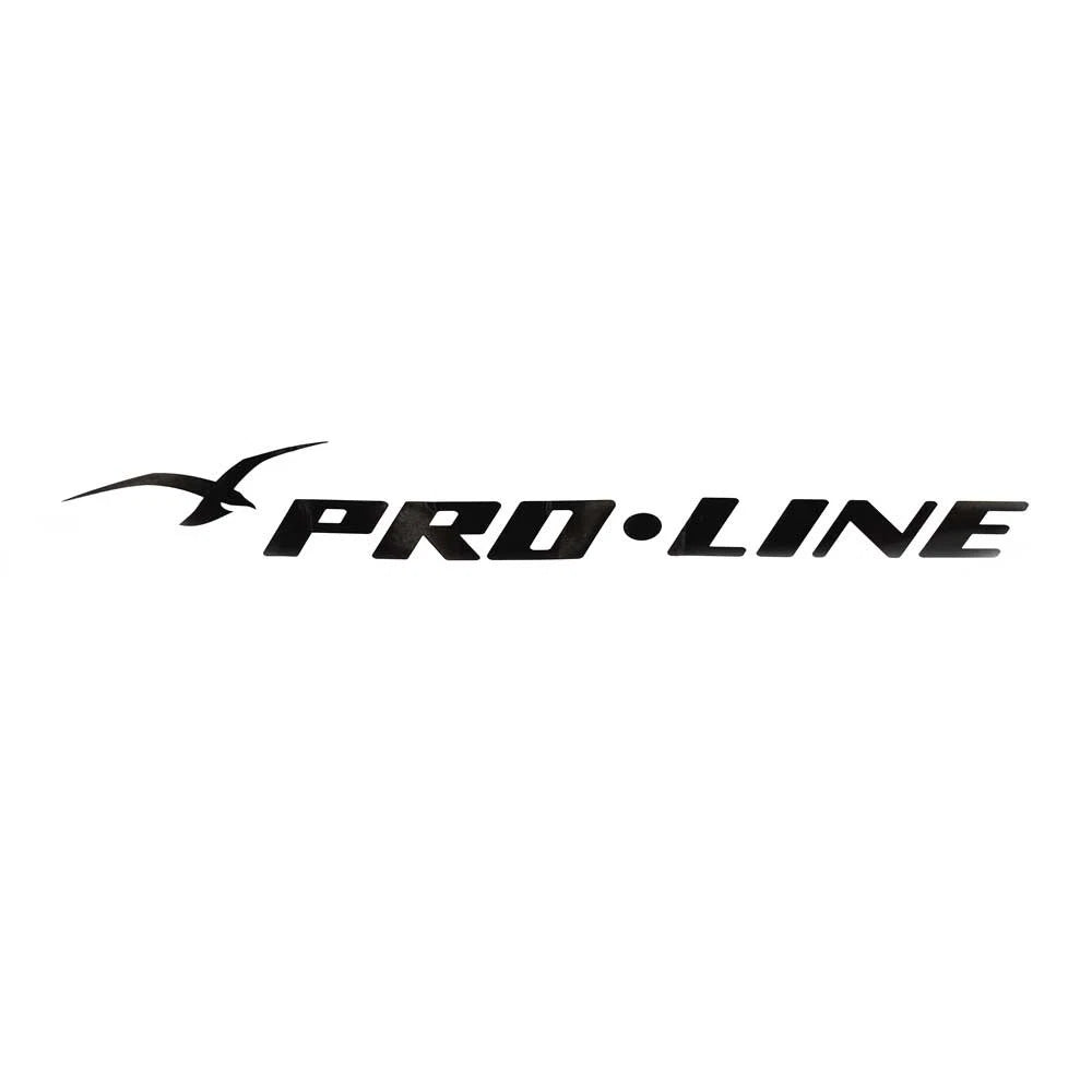 Pro Line Boat Brand Decal - Black 18 X 2 1/8 Inch