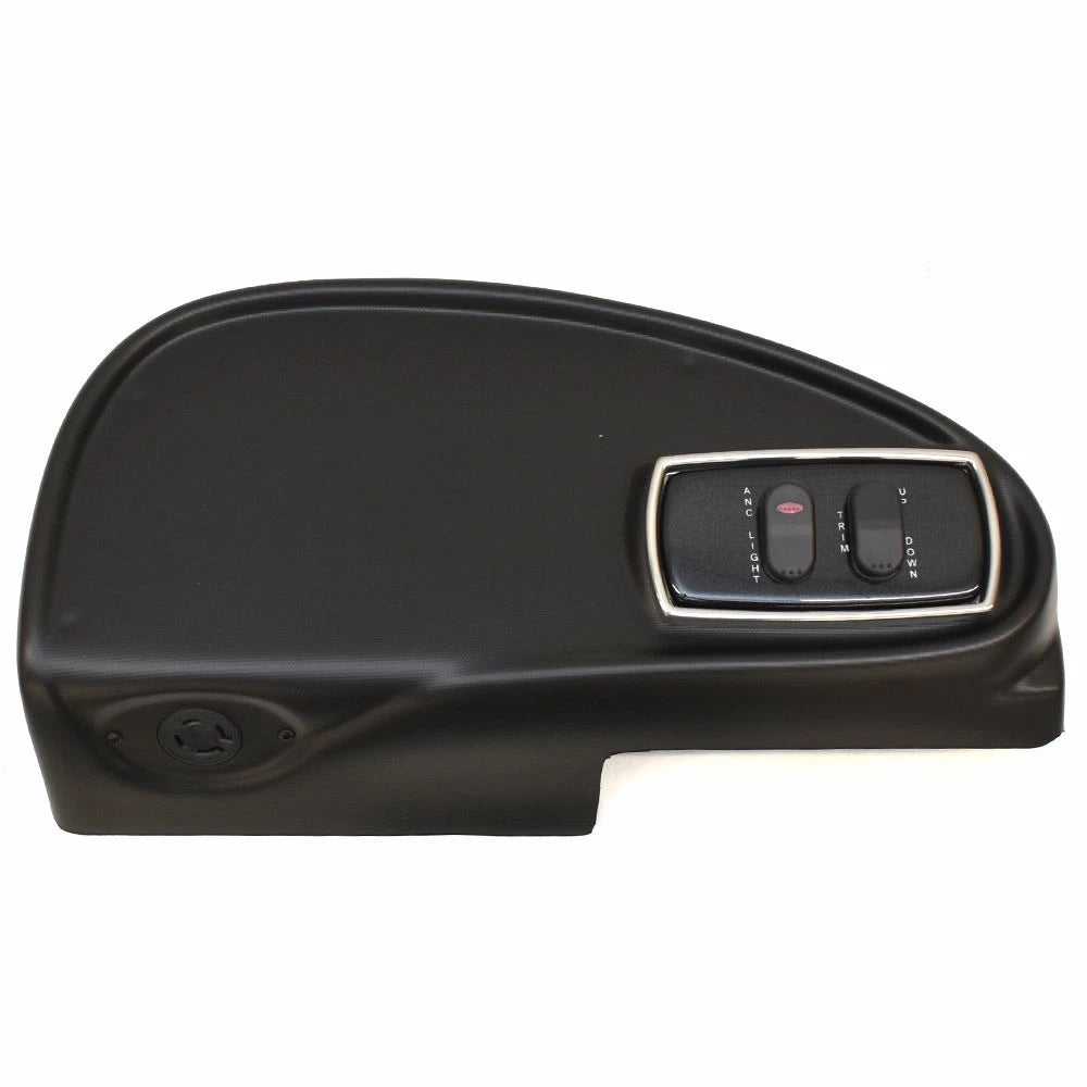 Nitro Boat Bow Panel Shroud 188084 - Z19 with Trolling Receptacle Black