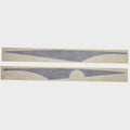 Tahoe Boat Graphic Decal Stickers 301581 - 700 Runabout Blue (set of 2)