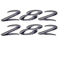 Rinker Boat Decals - 282 Captiva Gray Stickers (pair)