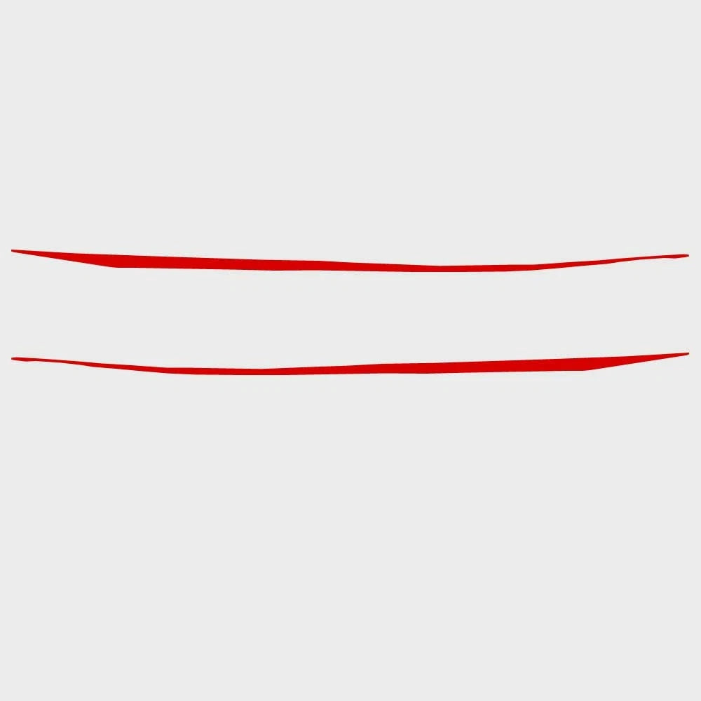 Chaparral Boat Deck Graphic Decal 14.01121 - H20 Fire Red (set of 2)