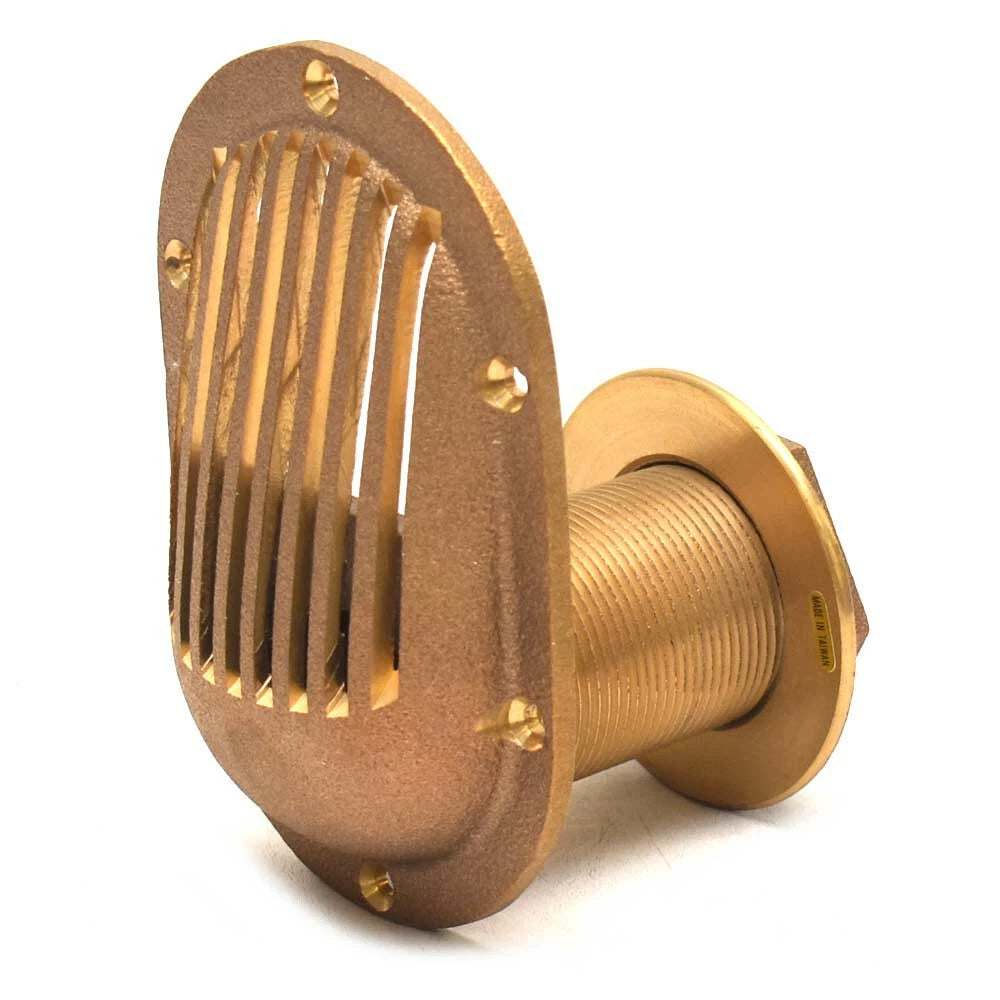 Crownline Boat Thru Hull Scoop Strainer 61990 - 1 7/8 Inch Bronze