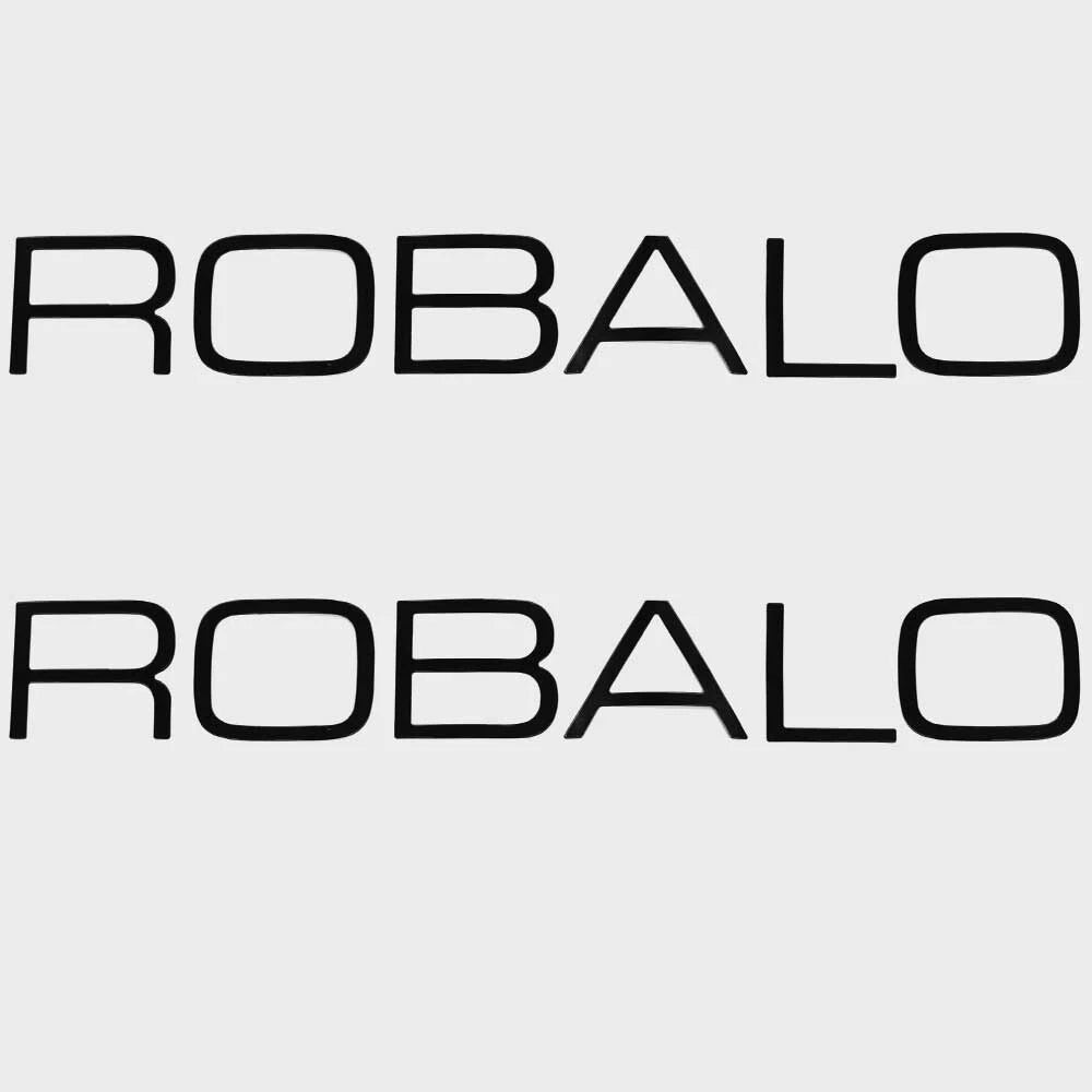 Robalo Boat Raised Emblem Decals 64579 - 22 5/8 Inch Stickers (pair)