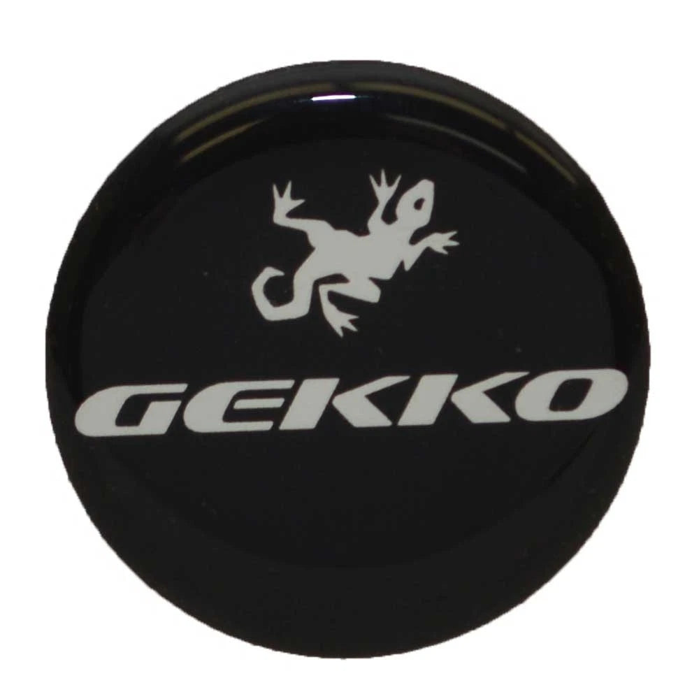 Gekko Boat Logo Emblem Decal - Steering Wheel Sticker Black