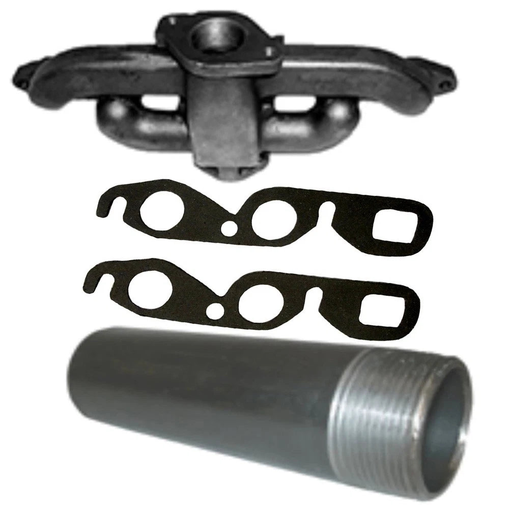 Manifold, Pipe, and Gaskets Fits Case/Internati Onal Harvester Replaces 352014R1
