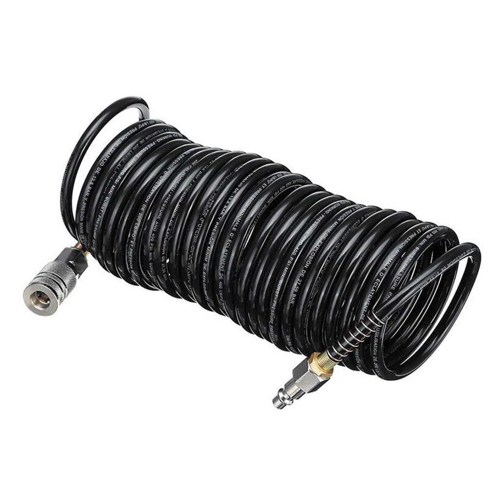 Oil and Abrasion Resistant Black Air Compressor Hose Line for Automation Use