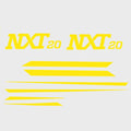 MasterCraft Boat Graphic Decals 750187 - NXT20 Yellow Stickers (kit)