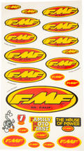 FMF Assorted Sticker Sheet Offroad Graphics and Decals for Dirt Bikes