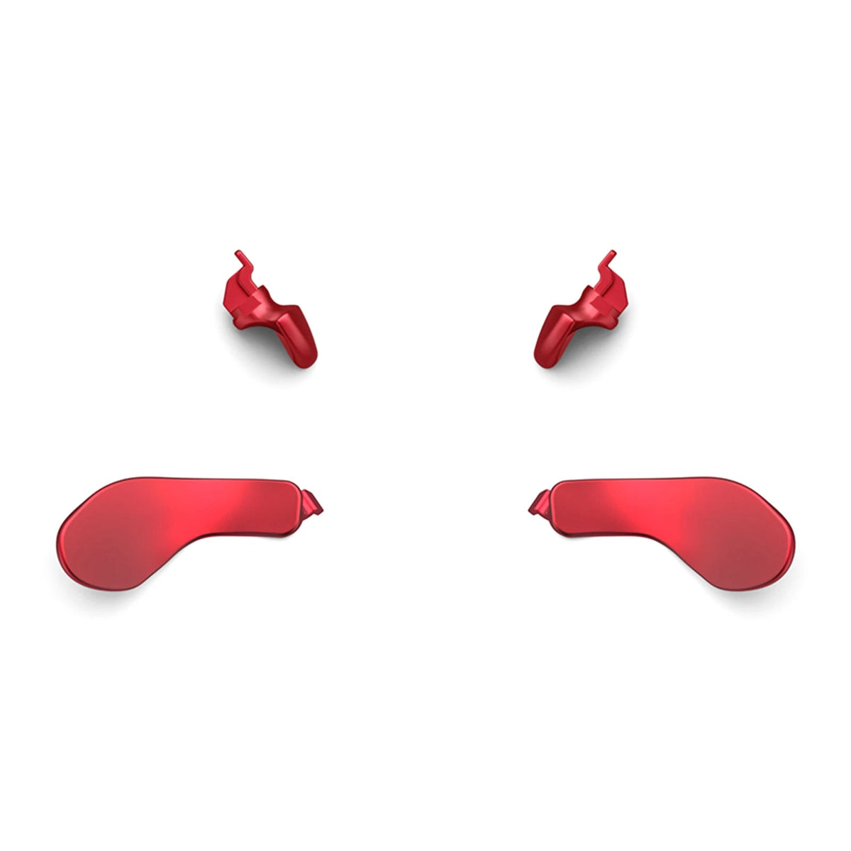 4PCS Red Back Paddles for PS5 Edge Controller Interchangeabl E DIY Back Buttons