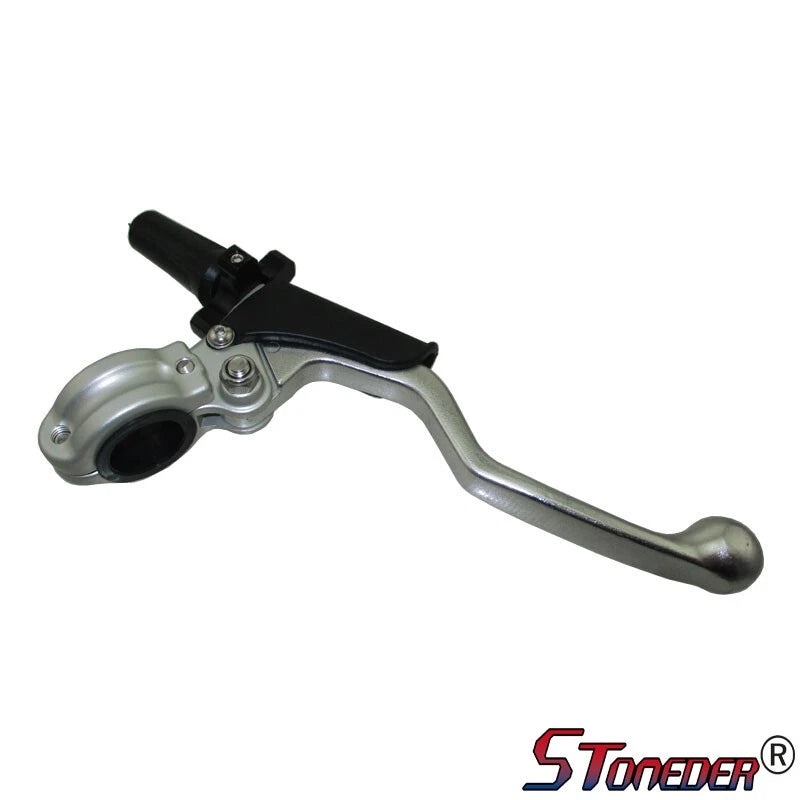 STONEDER Silver Handle Clutch Lever for Pit Dirt Bike MX Off Road Motorcycle