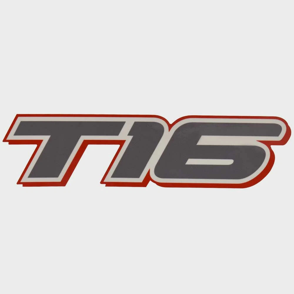 Tahoe Boat Model Decal Sticker 362967 - T16 Gray Red White