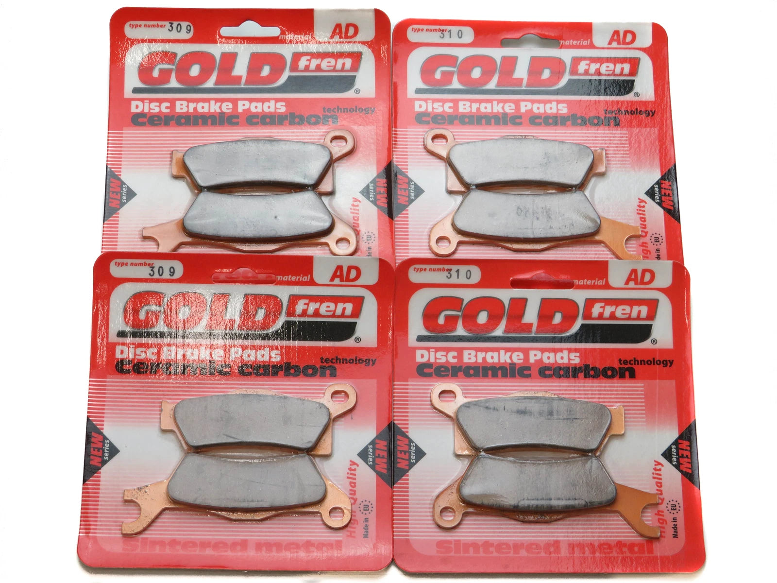 Brake Pads Front & Rear for Can Am Outlander 1000 STD 2012-2014