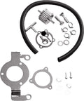 HardDrive Complete Mnt Kit Breather Hose Chrome for Harley-Davidso N 2008-2016