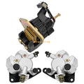 Front & Rear Brake Calipers with Pads for Yamaha YFZ350 Banshee 350 1990 1991-2001