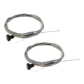 (pack of 2) Universal Choke Push-Pull Control Cable for Rotary 237 Mower Tractor