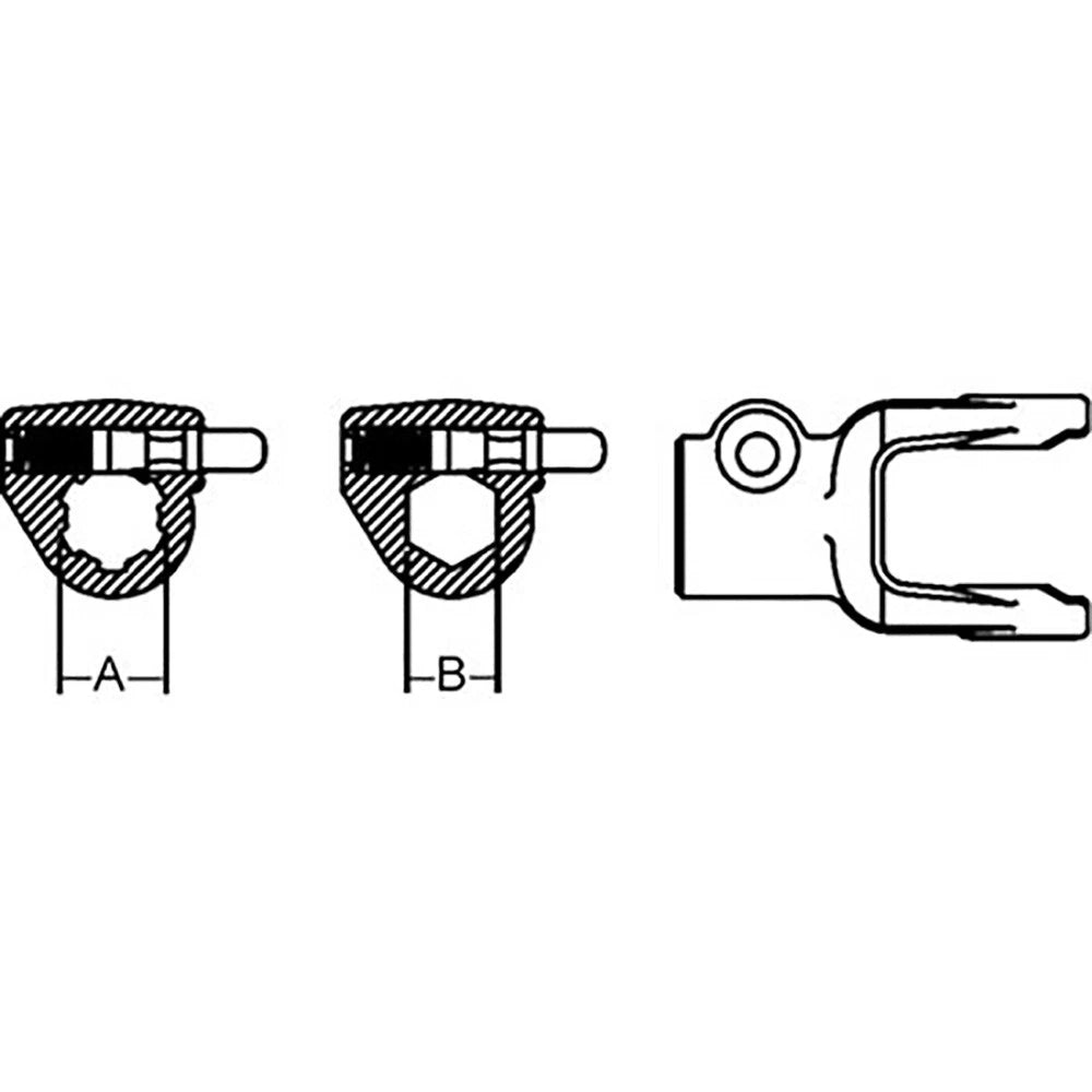 Tractor Yoke D141218 Fits Domestic 14Series
