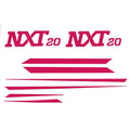 MasterCraft Boat Decal Stickers 750190 - NXT20 Fuchsia (8PC)