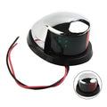 Bow LED Navigation Sailing Light Marine Boat Plastic Red Green with Chrome Housing