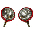 6 V HEADLIGHT PAIR Fits FARMALL (super a C H M) 100 130 200 300 350 400 450